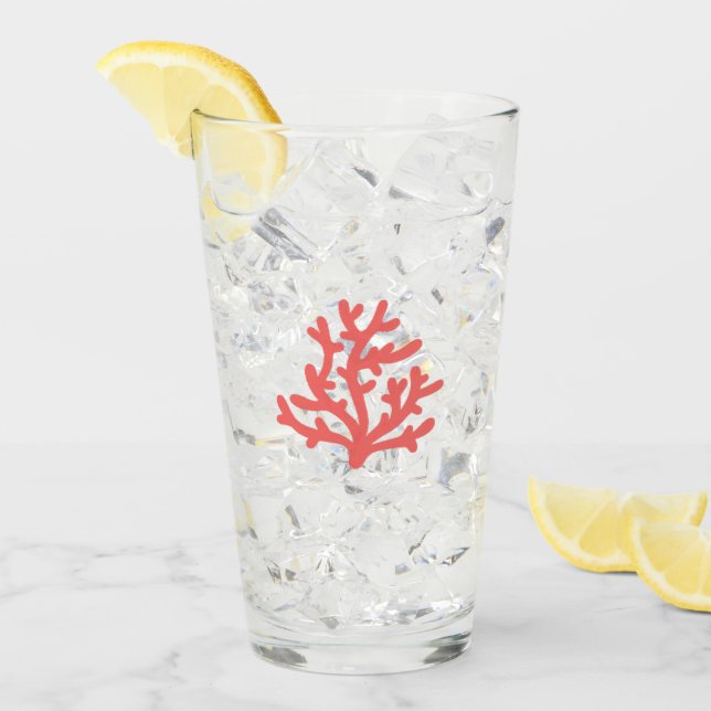 Verre de corail (Devant glace)