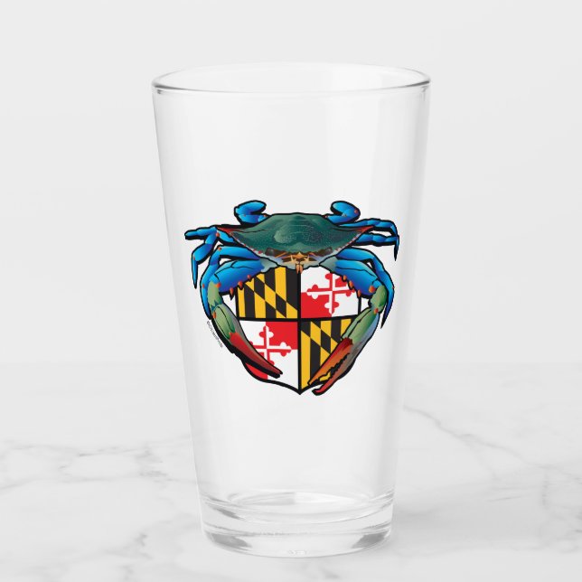 Verre de crabe bleu du Maryland (Devant)
