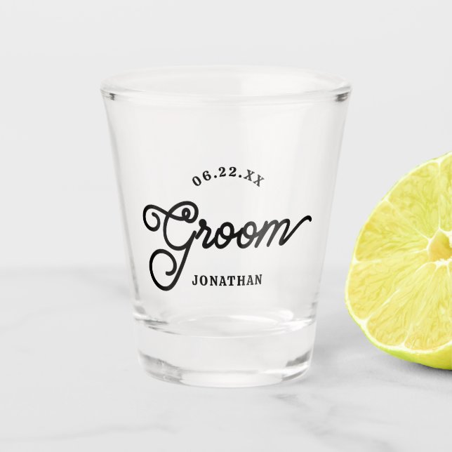 Verre de détection minimaliste personnalisé modern (Devant)