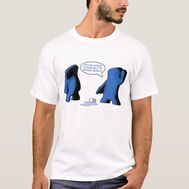 Verre de Knox outre de T-shirt de l'eau (Devant)