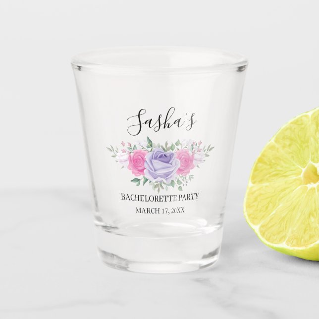 Verre de la fête florale de Bachelorette (Devant)