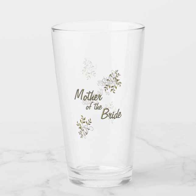 Verre de la Mère de la Mariée (Devant)