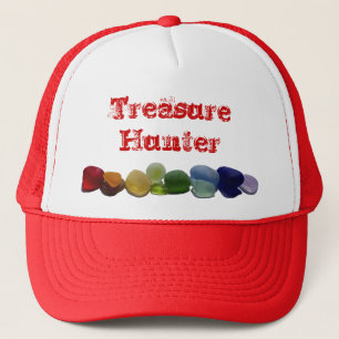 Verre de mer, casquette de baseball en verre
