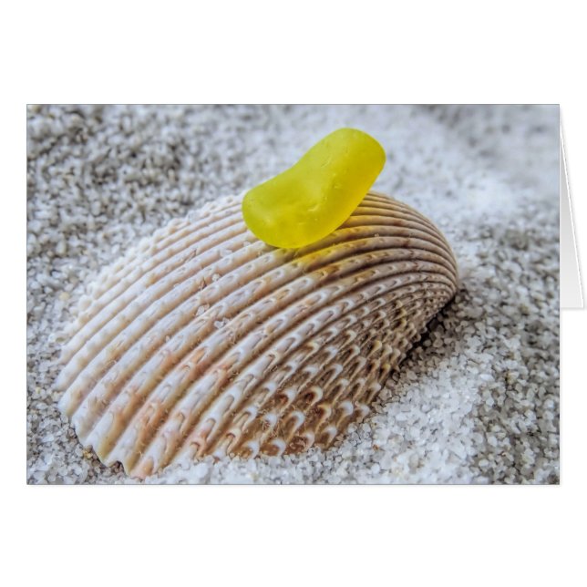Verre de mer jaune (Devant horizontal)