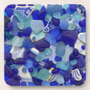 Verre de mer, verre de plage, dessous de verre