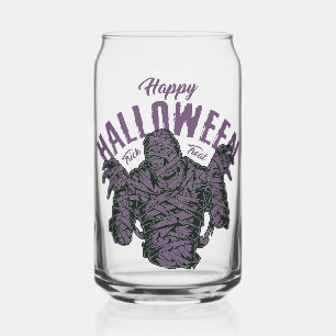Verre de momie d'Halloween - Éffrayant violet