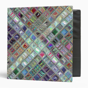Verre de mosaïque coloré Art 3 Classeur de ceint