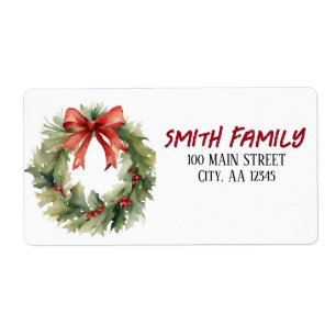 Verre de Noël d'aquarelle