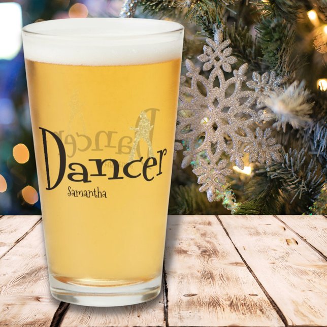 Verre de Noël de la danseuse de rennes d'or (Créateur téléchargé)