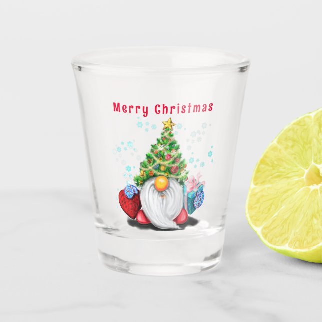 Verre de Noël Gnome (Devant)