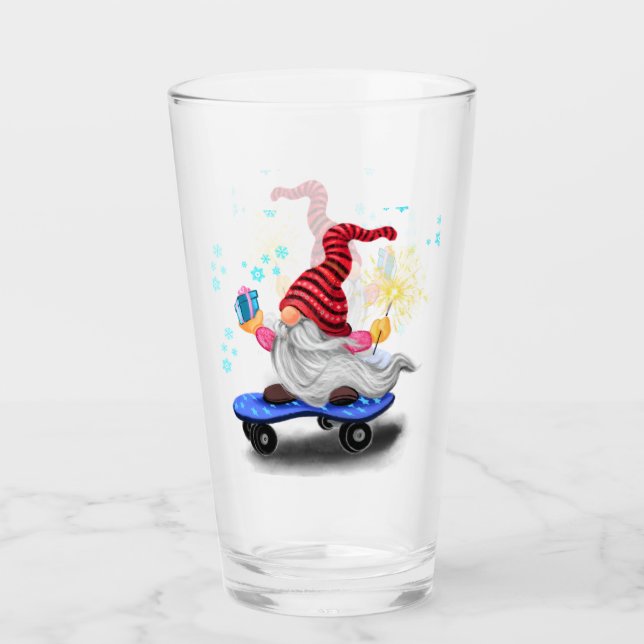 Verre de Noël Gnome (Devant)