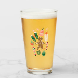 Verre de Noël lunatique