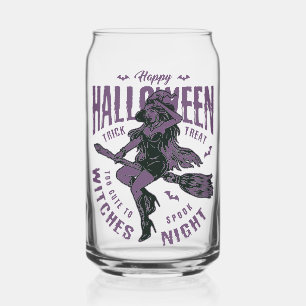 Verre de nuit de sorcière d'Halloween – “Trop mign