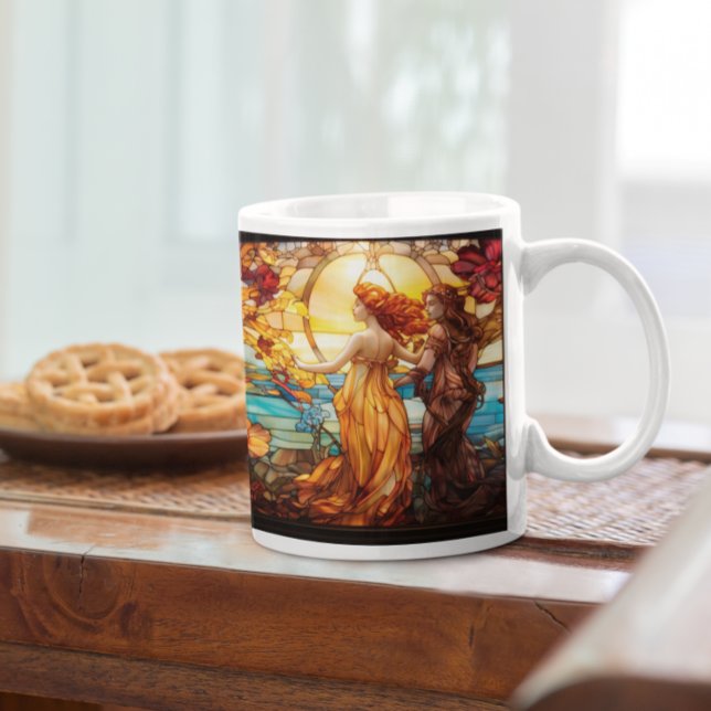 Verre de peinture version 17 Mug (Stained Glass Art version 17 Mug
)