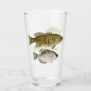 Verre de pinte de poisson d'eau douce