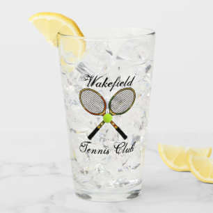 Verre de pinte de tennis