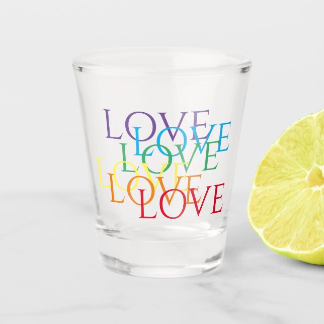 Verre de prise d'amour RAINBOVE (Devant)