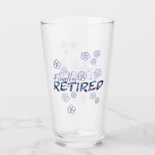 Verre de retrait violet Phlox