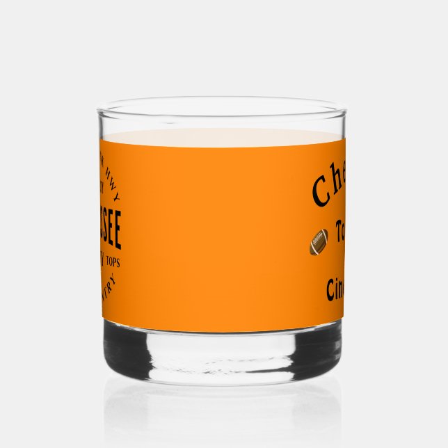 Verre de soirée Whiskey Tennessee personnalisé (Gauche)