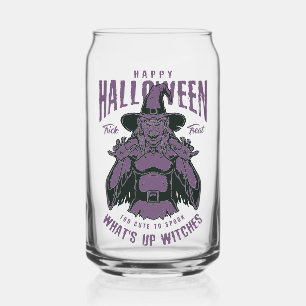 Verre de sorcière d'Halloween - Éffrayant violet