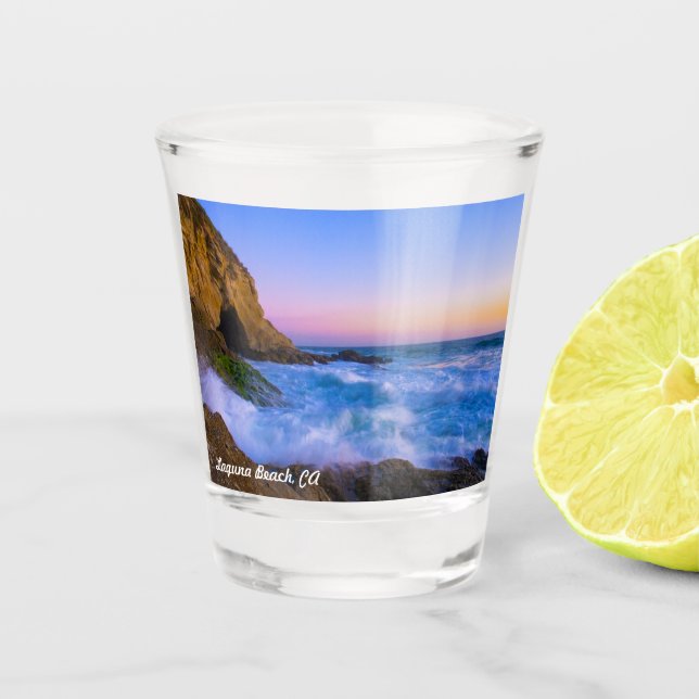 Verre de souvenirs de Laguna Beach California (Devant)