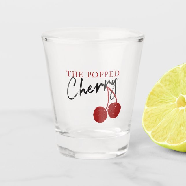 Verre de tir à la cerise (Devant)