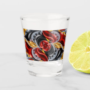 Verre de tir aux couleurs allemandes