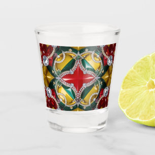 Verre de tir avec les couleurs de Los Angeles