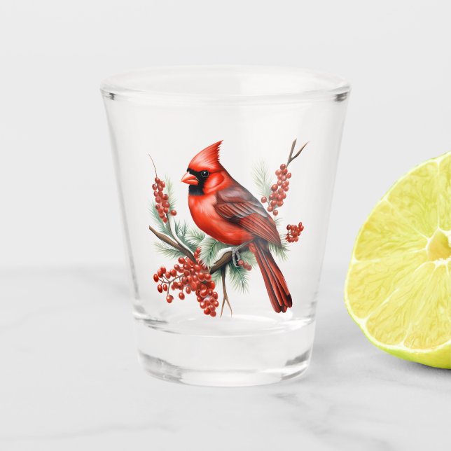 Verre de tir cardinal (Devant)