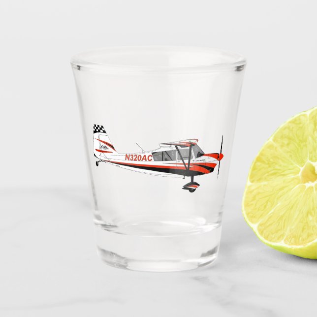 Verre de tir d'avion acrobatique super-décathlon (Devant)