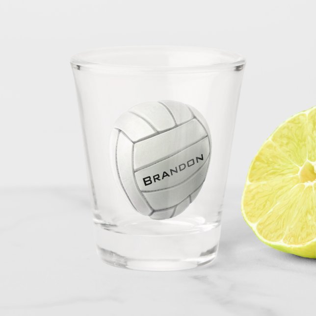 Verre de tir de conception volleyball (Devant)