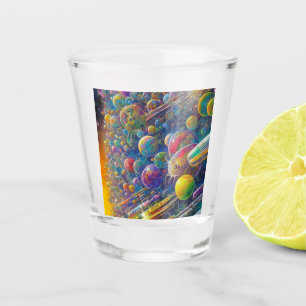 Verre de tir de course spatiale