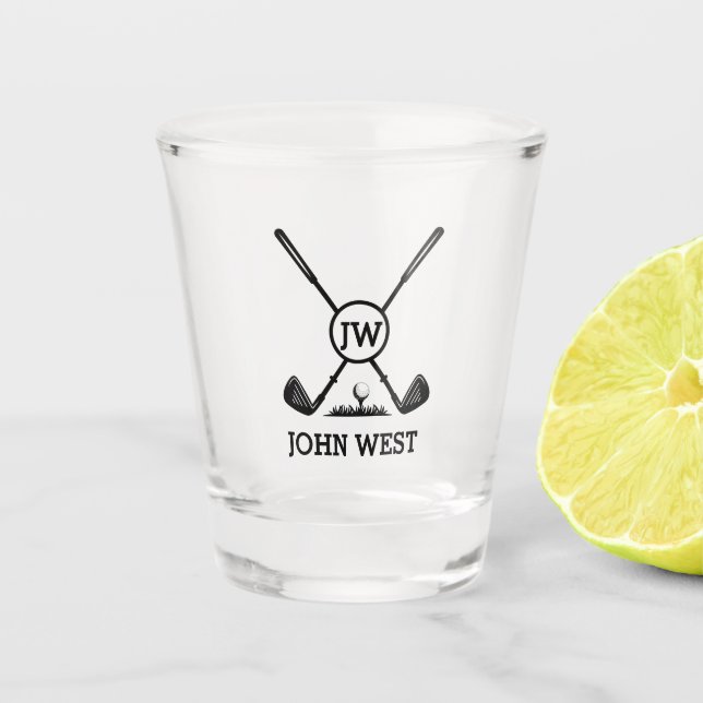 Verre de tir de golf personnalisé (Devant)