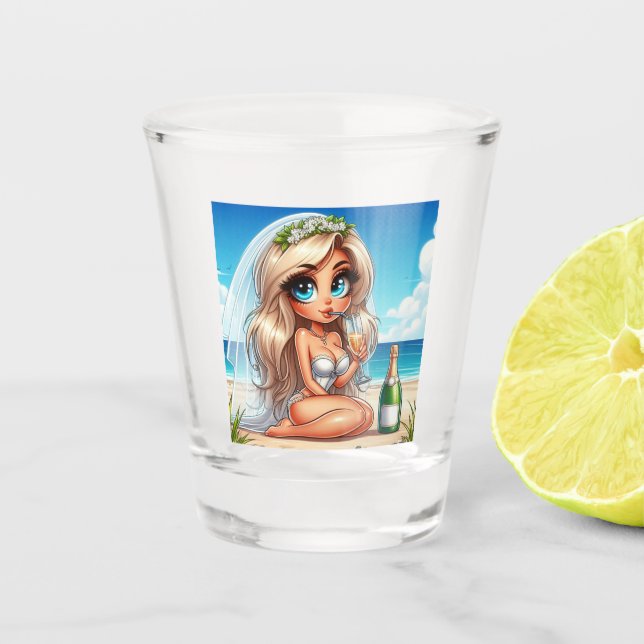 Verre de tir de la mariée Sassy (Devant)