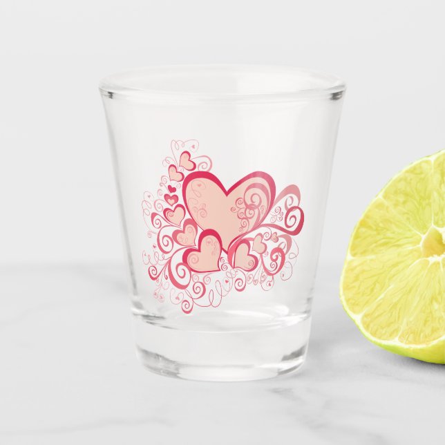 Verre de tir de la Saint Valentin (Devant)