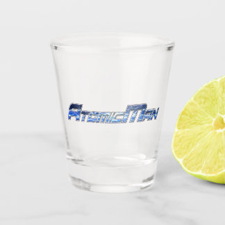 Verre de tir de l'homme atomique