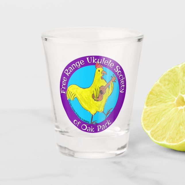 Verre de tir du logo FRUSOP (Devant)