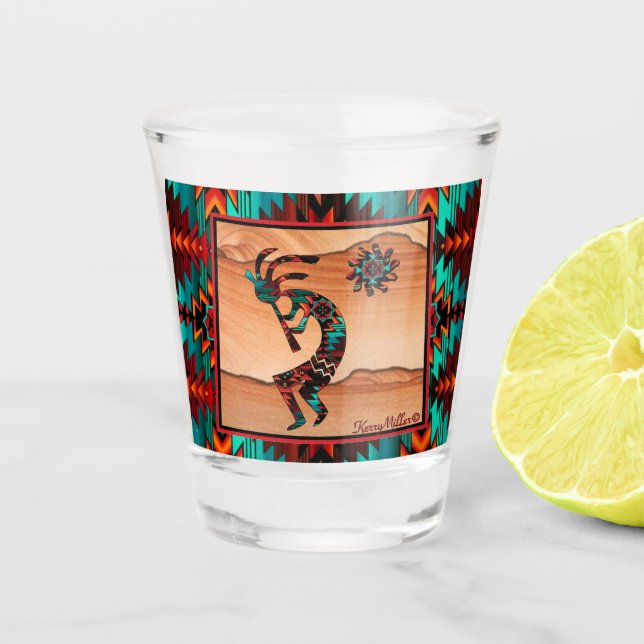 Verre de tir Kokopelli Sud-Ouest (Devant)
