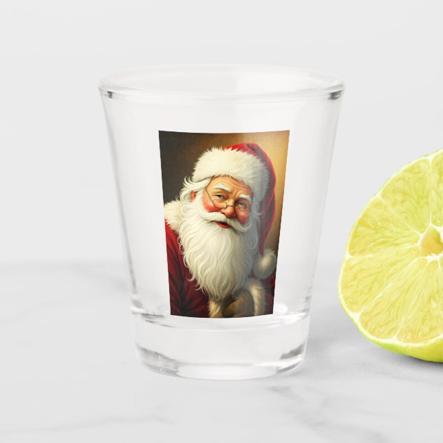 Verre de tir père Noël (Devant)