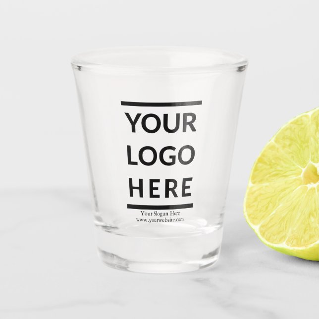 Verre de tir personnalisé de 1,5 oz avec logo No M (Devant)