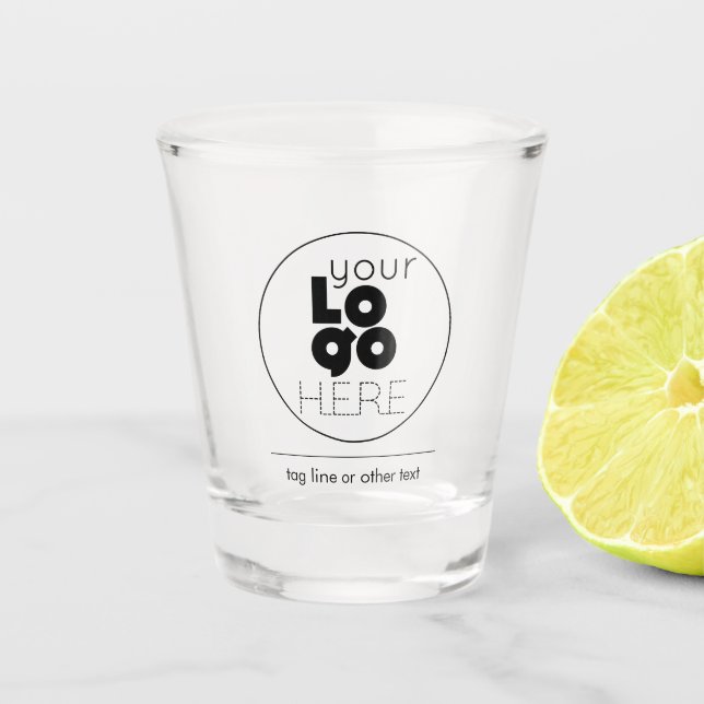 Verre de tir personnalisé de 1,5 oz avec votre log (Devant)