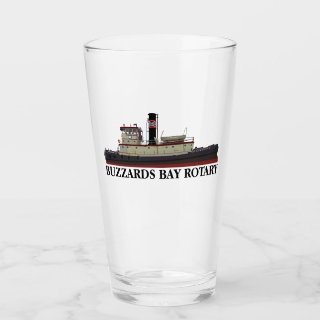 Verre de tombeur de remorqueur de la baie Buzzards (Devant)