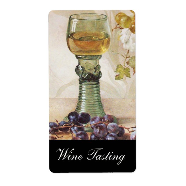 VERRE DE VIN BLANC, VIGNOBLE VIGNOBLE VIGNOBLE VIG (Devant)
