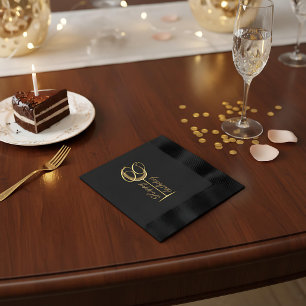 Verre de vin moderne Joyeux 70e anniversaire