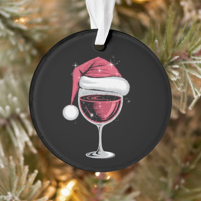 Verre de vin rouge Noël drôle Noël Noël Noël Noël  (Arbre)