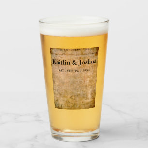 Verre Déclaration d'indépendance 📜 1776 Vintage