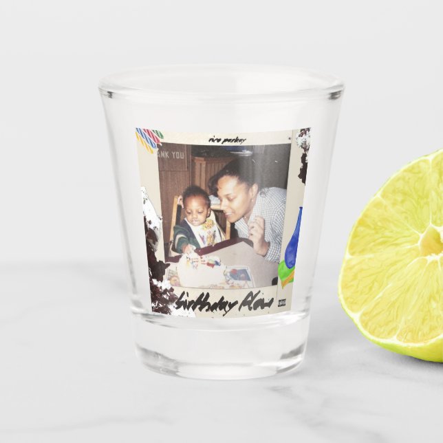 Verre d'écoulement d'anniversaire (Devant)