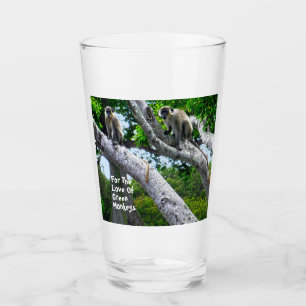 Verre des singes verts de la Barbade