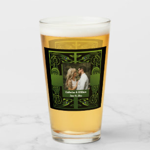 Verre Design Celtique irlandais traditionnel vert