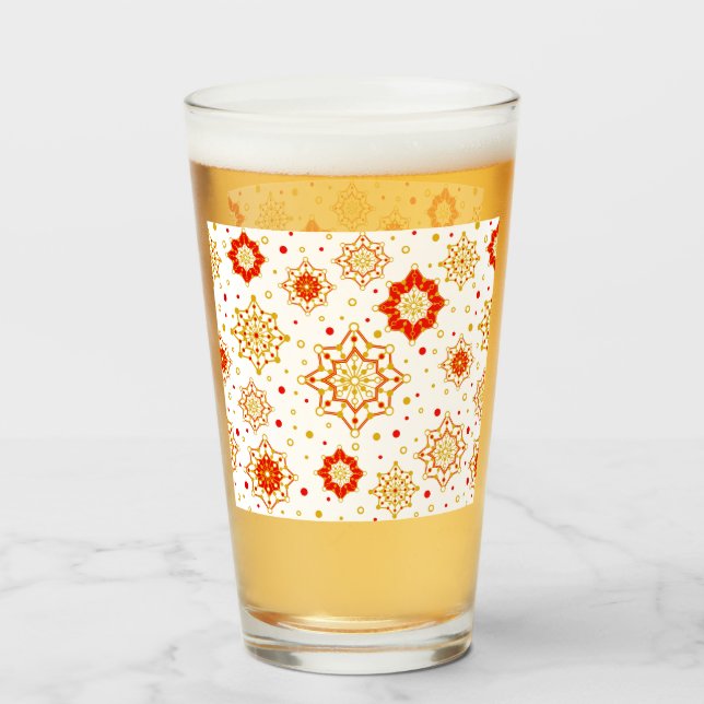 Verre Design moderne rétro du milieu du siècle (Devant (rempli))